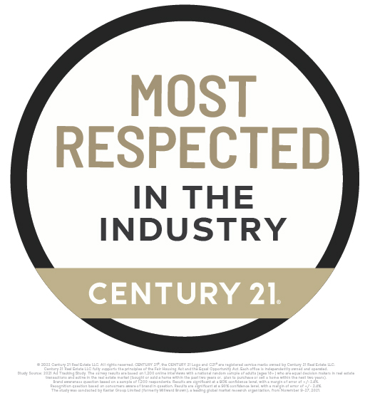 A graphic declaring Century 21 as a leader in future consideration among consumers